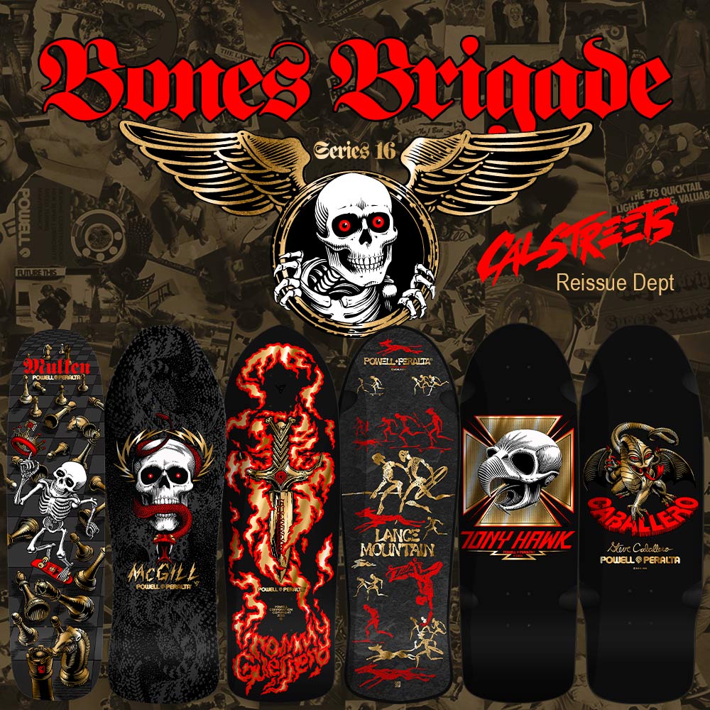 Powell Peralta Bones Brigade 16th Series Lance Mountain Reissue