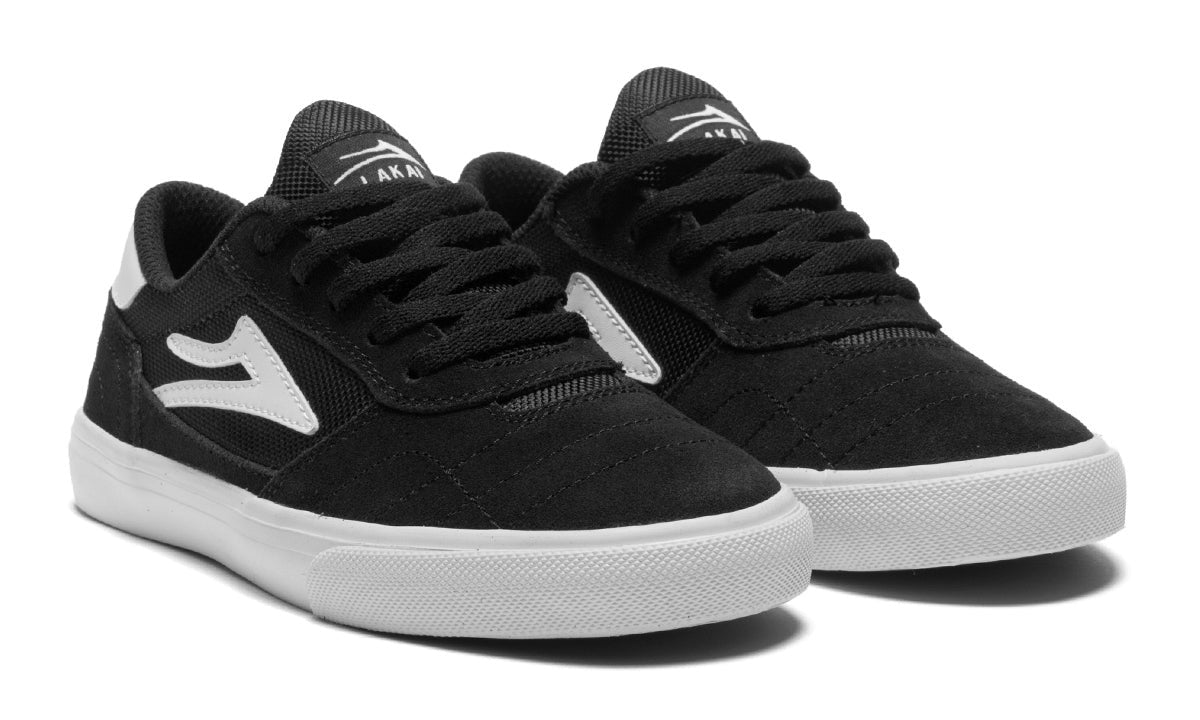 Cambridge Kids - Black/White Suede