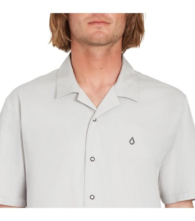 Skate Vitals Axel Short Sleeve Buttondown Shirt - Tower Grey