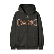 Sweat à capuche zippé Campus - Anthracite