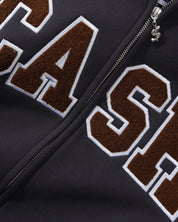 Sweat à capuche zippé Campus - Anthracite
