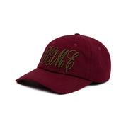 Cursive 3D Font Cap - Burgundy