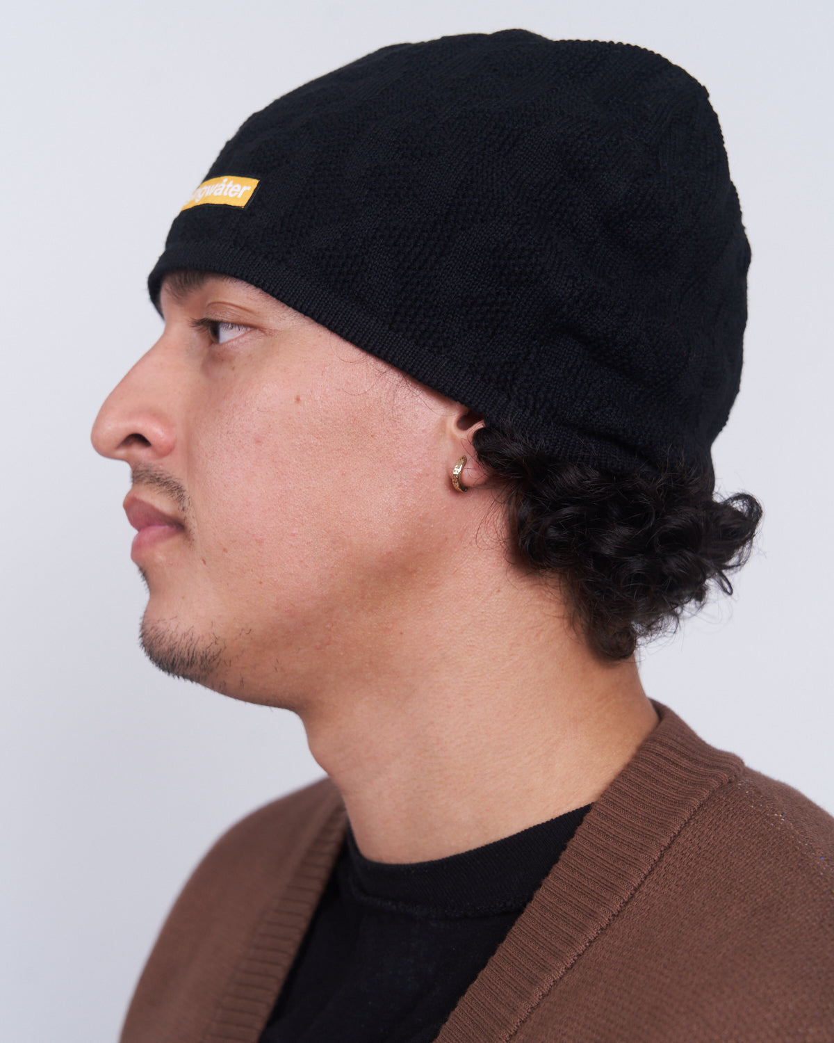 Moses Chain Beanie - Black