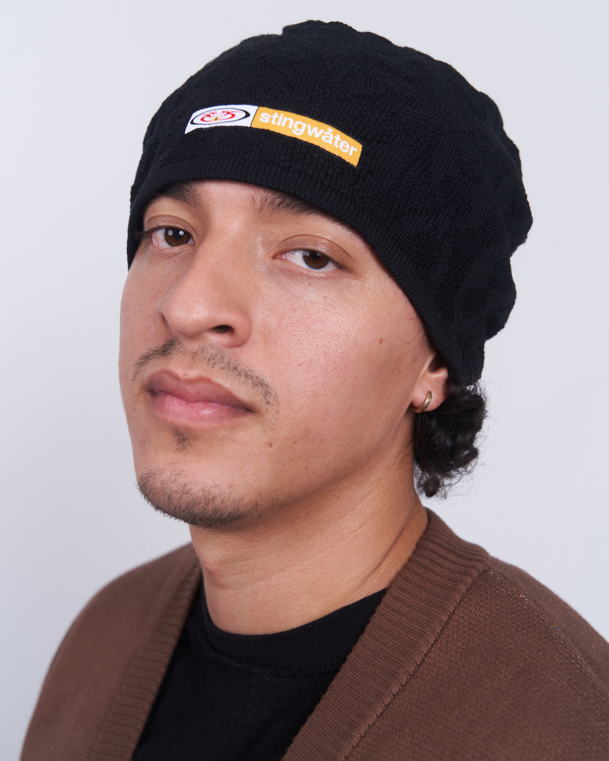 Moses Chain Beanie - Black