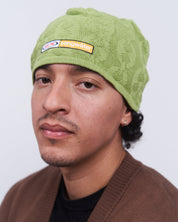 Moses Chain Beanie - Lime Green