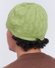 Bonnet à chaîne Moïse - Vert citron