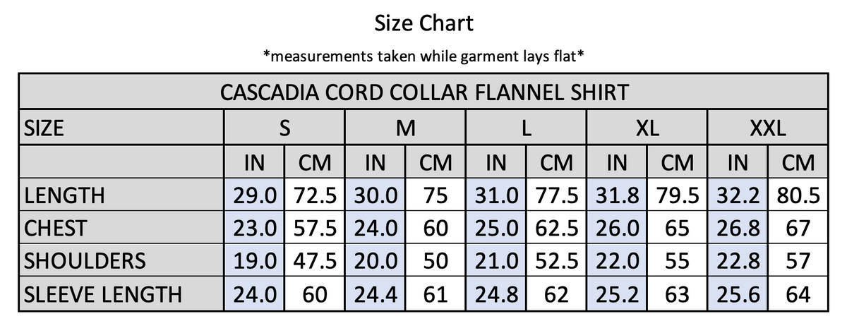Chemise en flanelle à col en velours côtelé Cascadia - Noir
