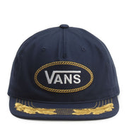 Captain Van Doren Casquette Snapback Basse Non Structurée - Bleu Marine