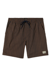 Everyday Stretch Hybrid Short 5.5" - Washed Navy/Sunbaked Herringbone