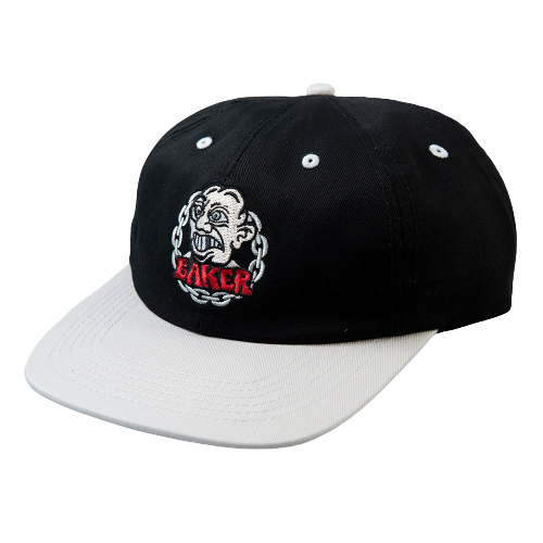 Casquette Snapback à chaîne - Noir/Gris