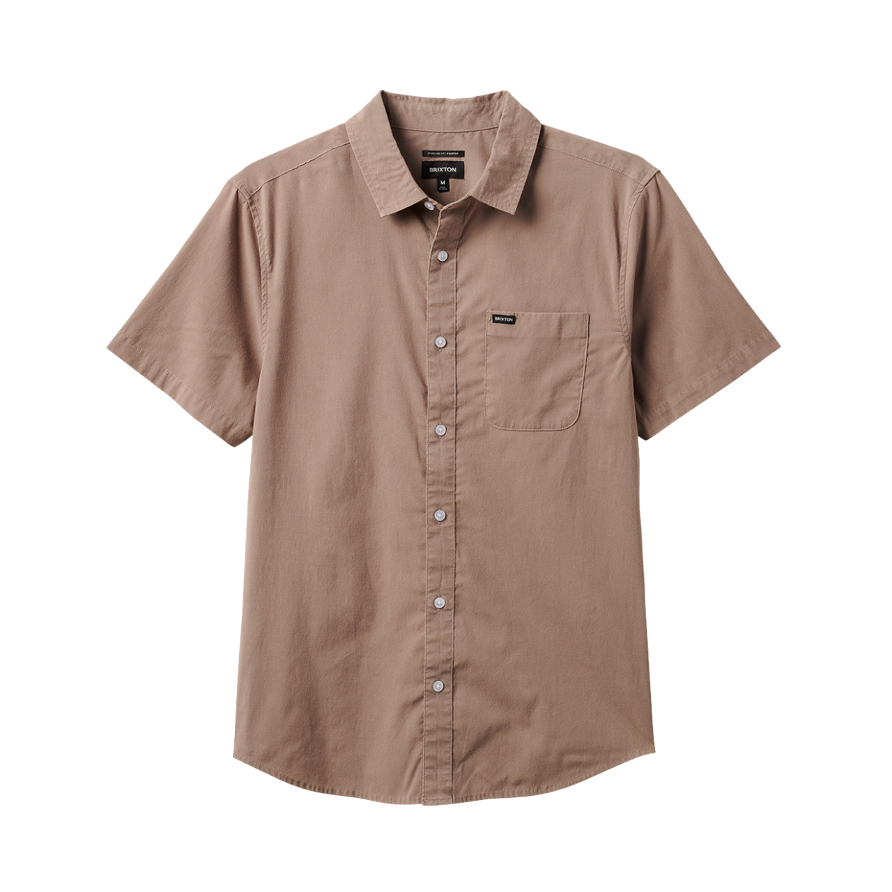 Charter Sol Wash S/S Woven Shirt - Cinder Grey Sol Wash