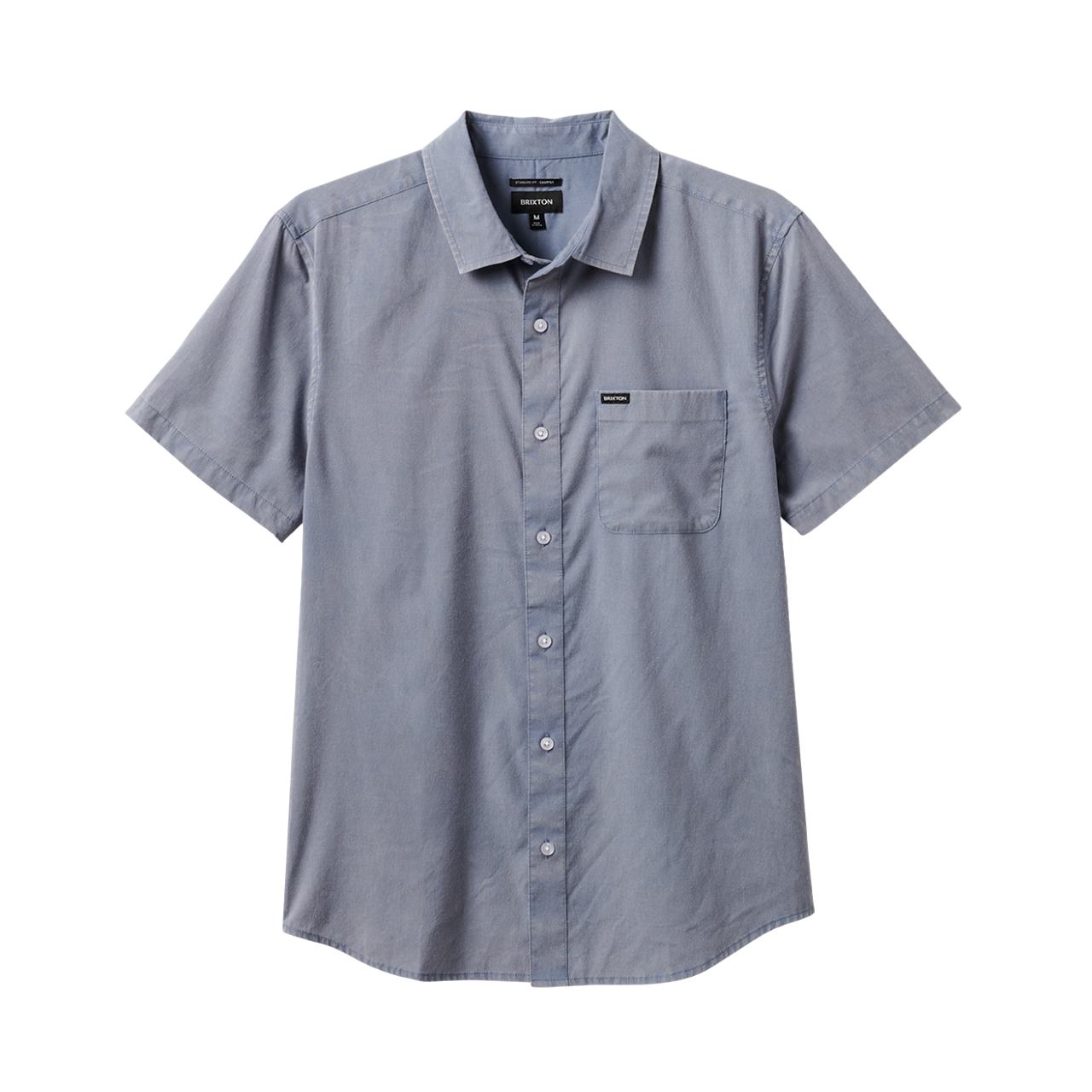 Charter Sol Wash S/S Woven Shirt - Flint Stone Blue Sol Wash