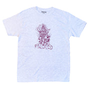 Frosted x Honeyboy City Dog Logo T-Shirt - Ash Grey