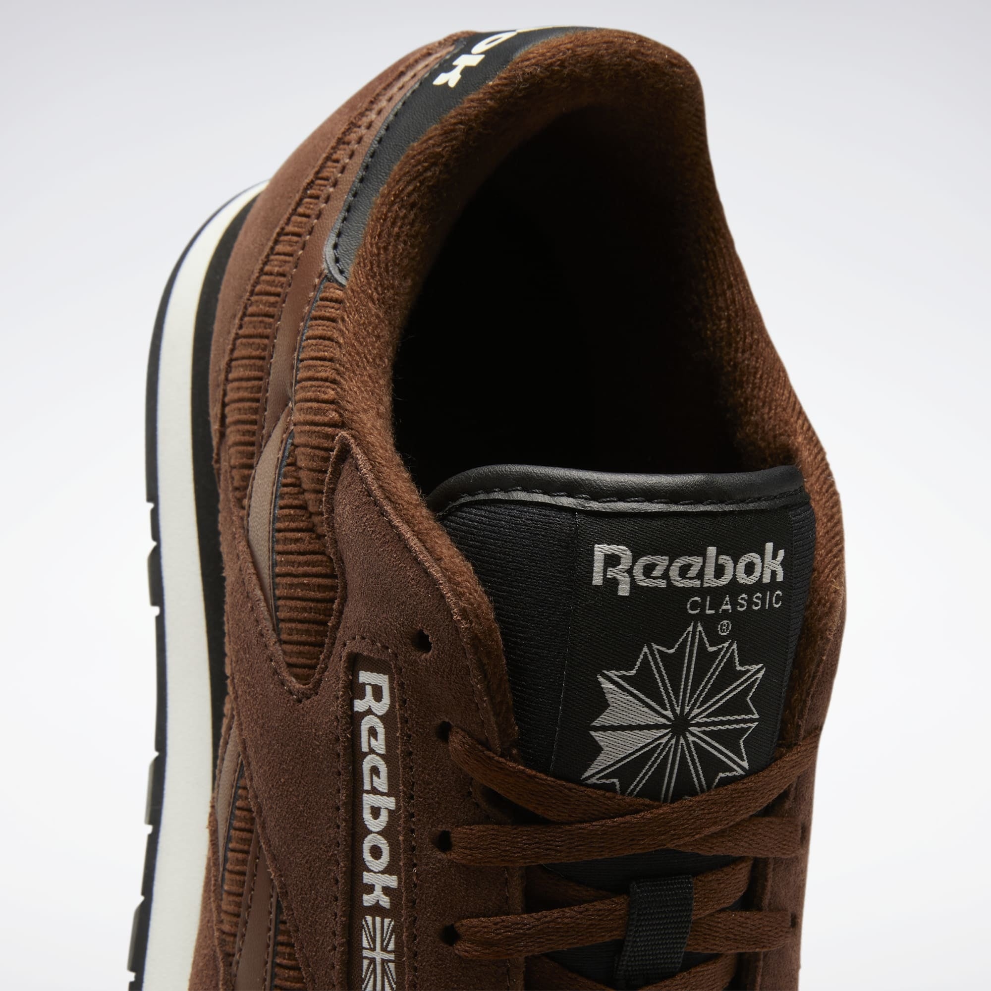 Chaussures en cuir classiques - Marron brossé/noir de base/craie