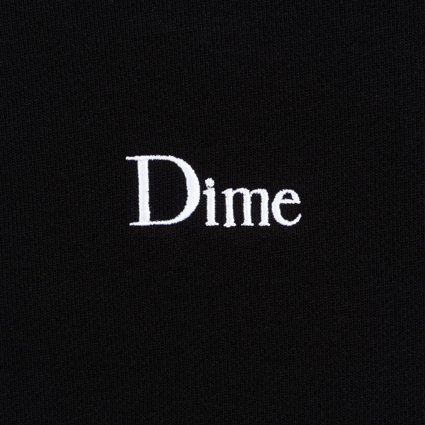 【DIME】 Skateshop Crewneck / BLACK Dime Cursive Logo Crewneck, black | Beyond