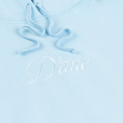 Cursive Logo Hoodie - Baby Blue