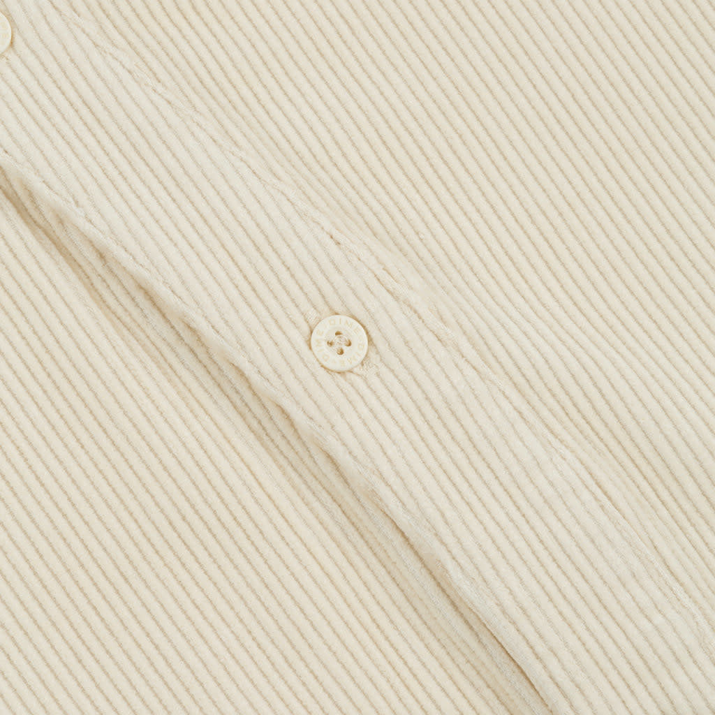 Wave Corduroy Shirt - Cream