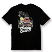 T-shirt Concrete Carnage - Noir