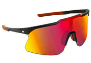 Lunettes de soleil polarisées Cooper - Noir/Rouge/Miroir 