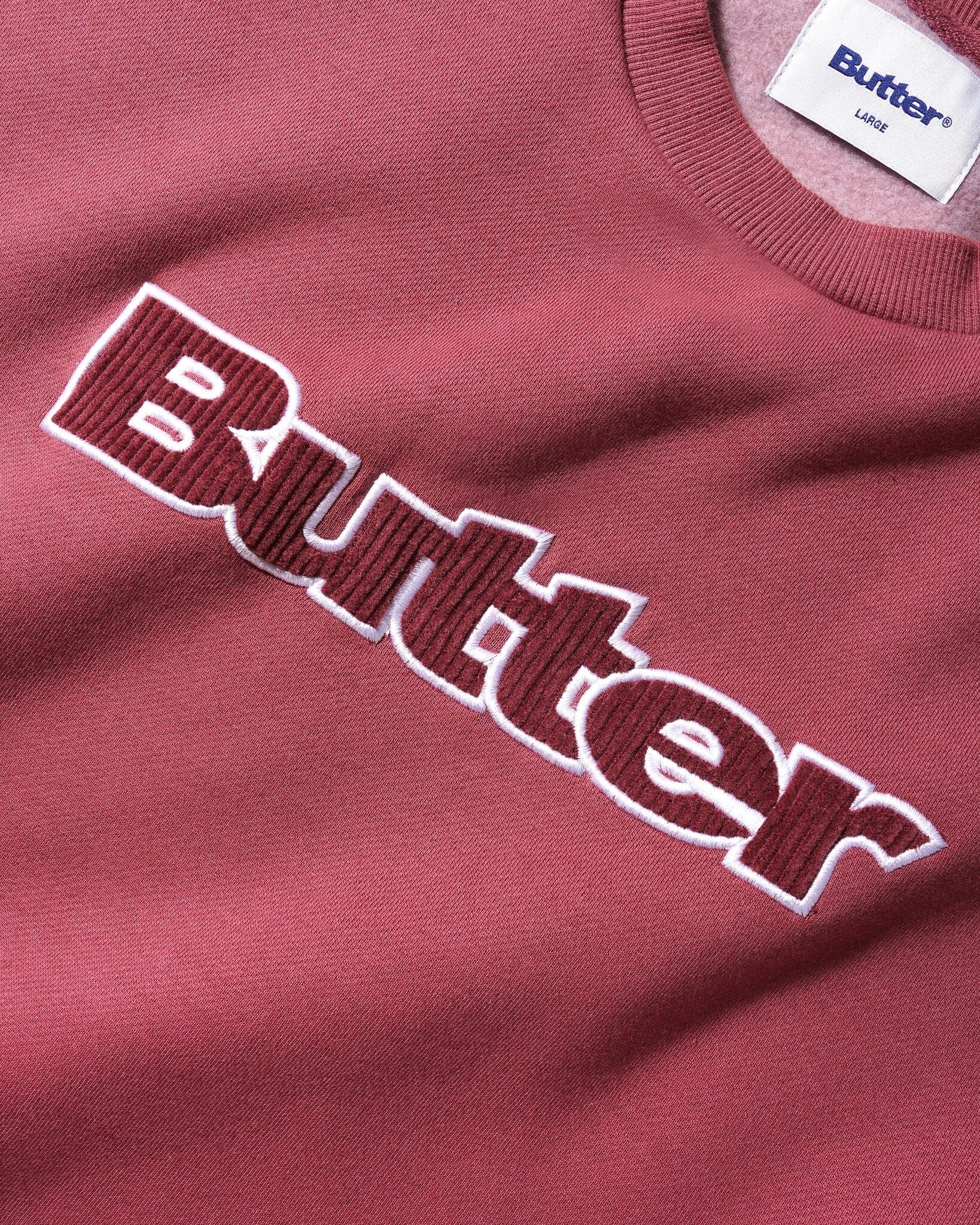 Cord Logo Crewneck - Rhubarb