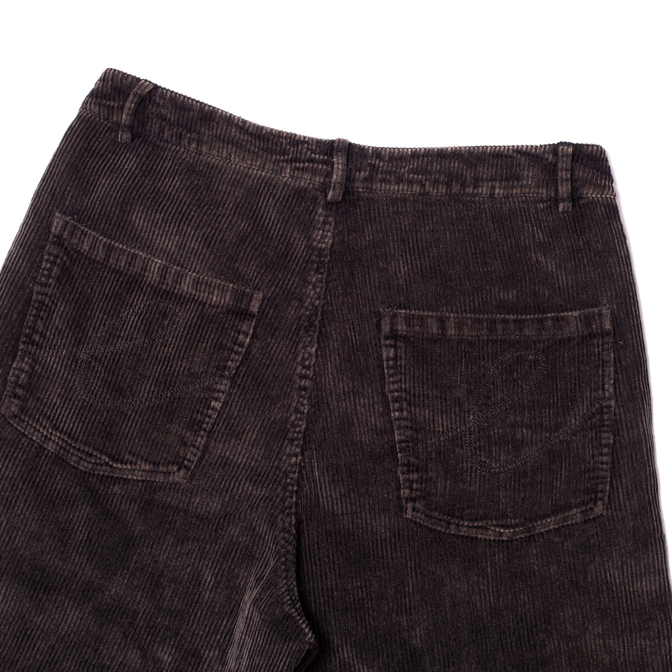 Pantalon Ranger en velours côtelé - Délavage noir 