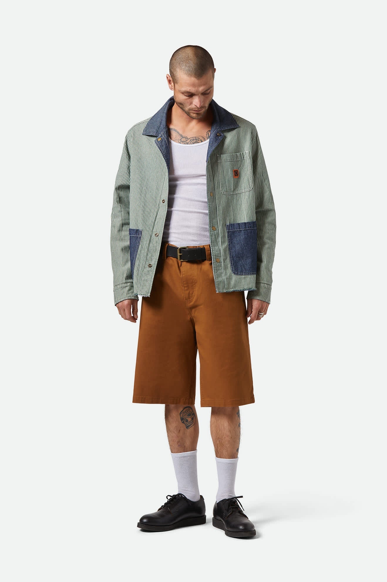 Assembly Reversible Chore Jacket - Indigo/Pine Needle/Whitecap