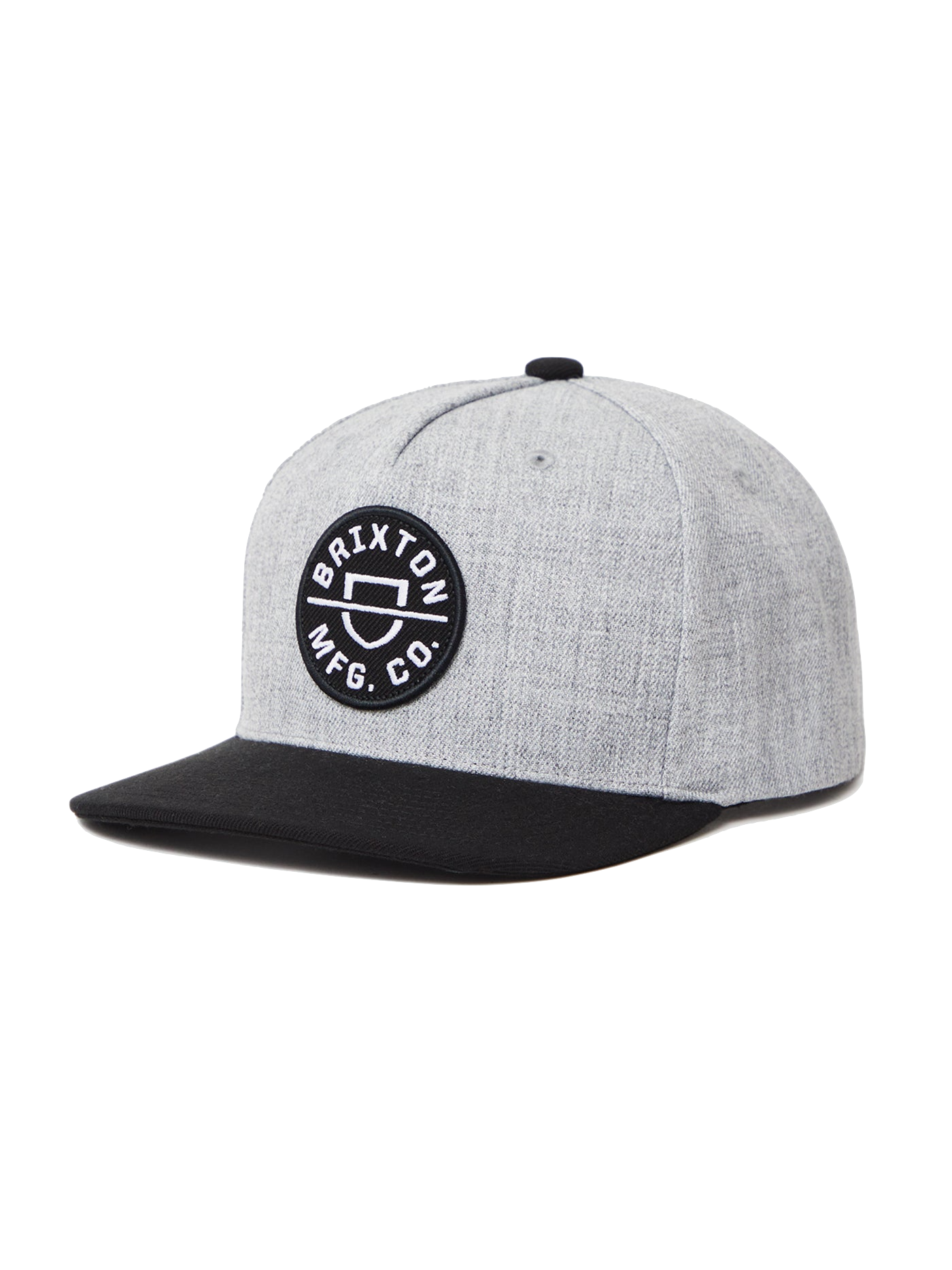 Casquette Snapback Crest C MP - Gris chiné/Noir