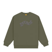 College Crewneck - Army Green