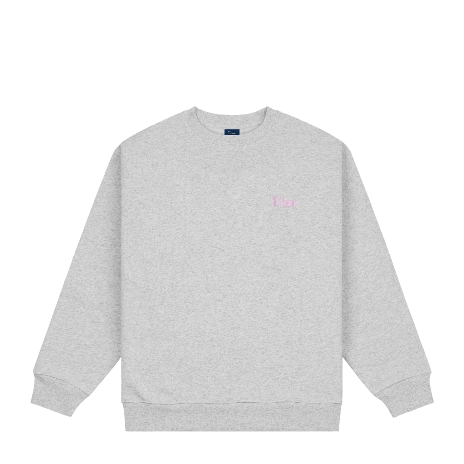 Classic Small Logo Crewneck - Heather Gray