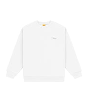 Classic Small Logo Crewneck - White