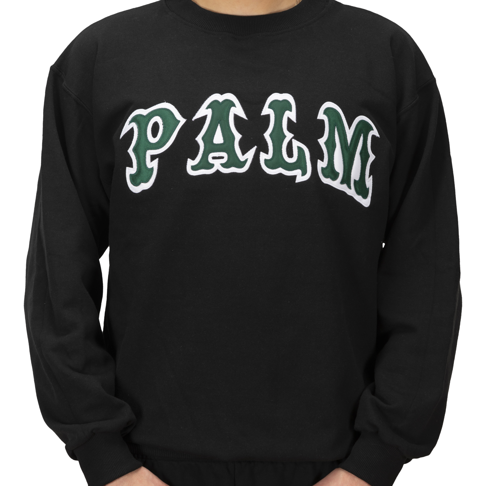 League Crewneck - Black/Green