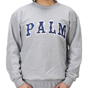 League Crewneck - Grey/Blue