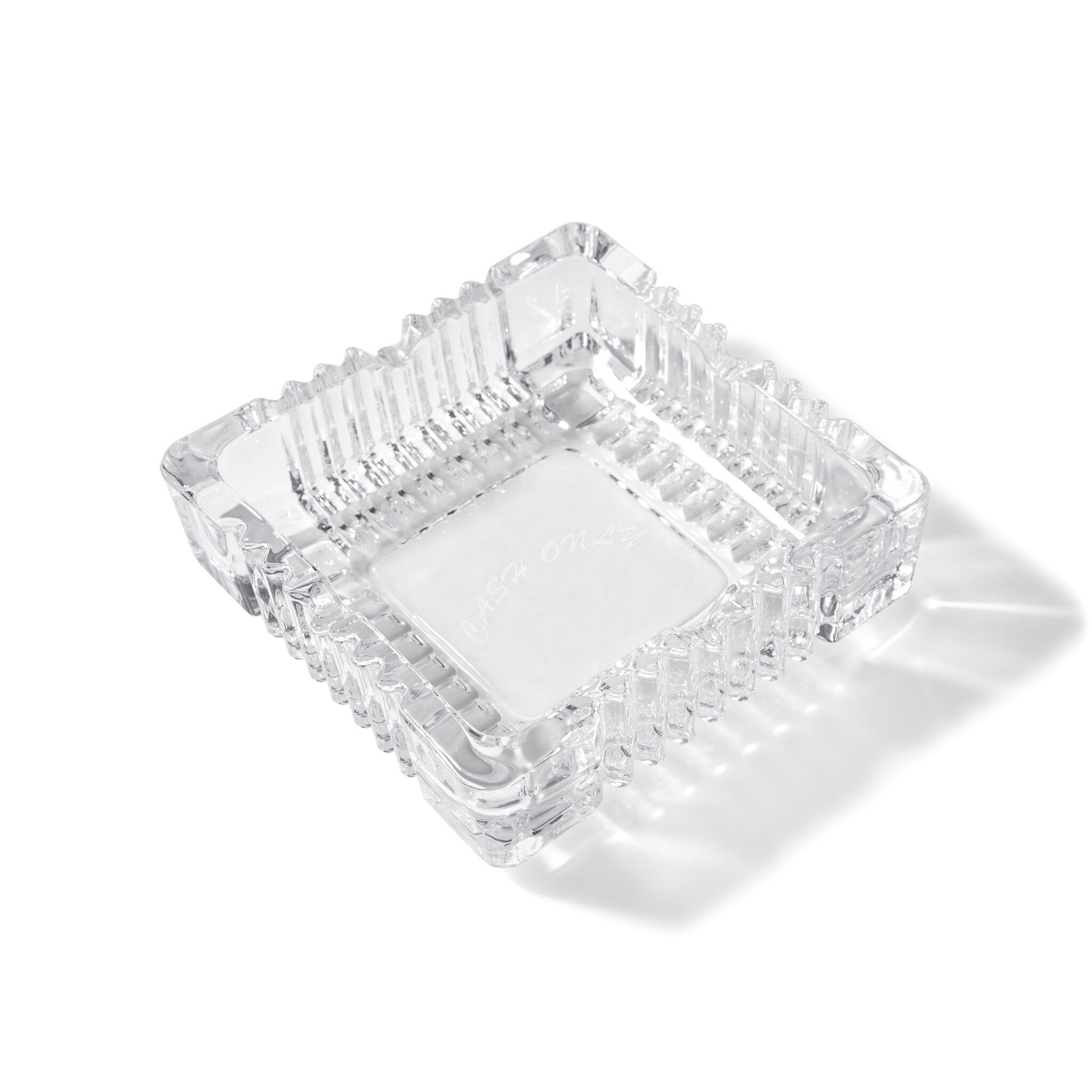 Crystal Ashtray - Clear