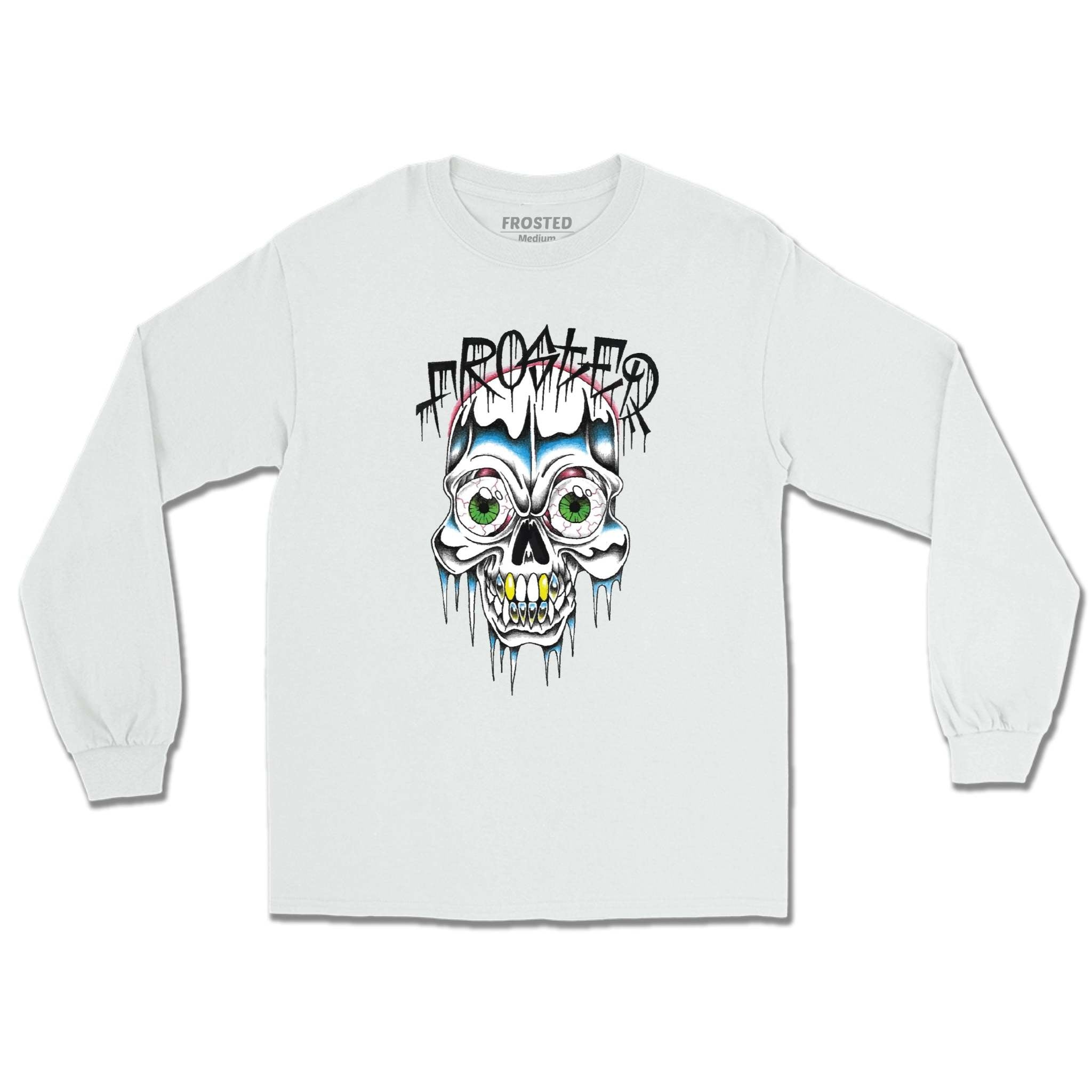 Crystal Skull Long Sleeve - White