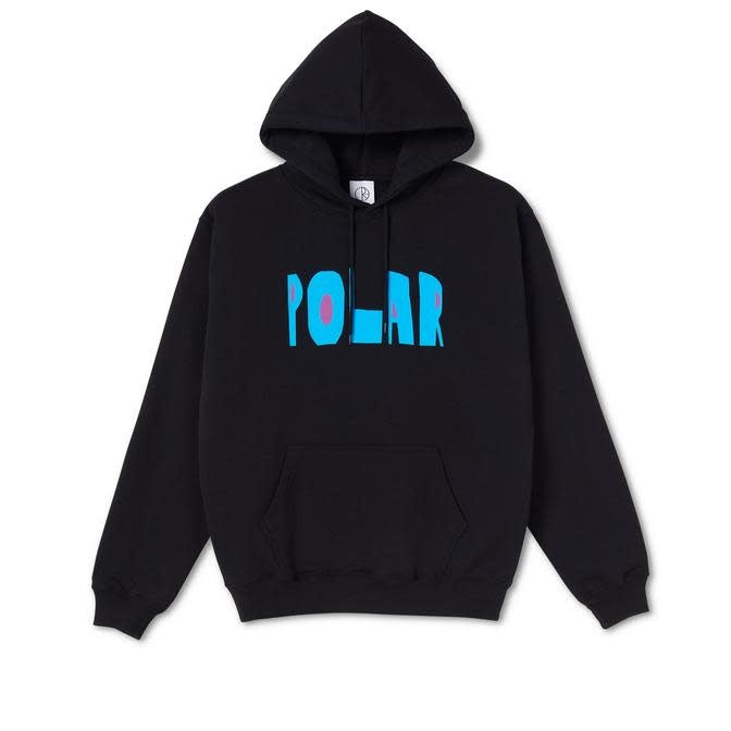 Cut Logo Hoodie - Black