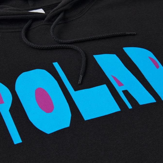 Cut Logo Hoodie - Black