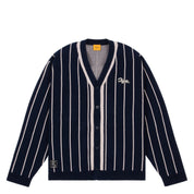 Baseball Knit Cardigan - Navy