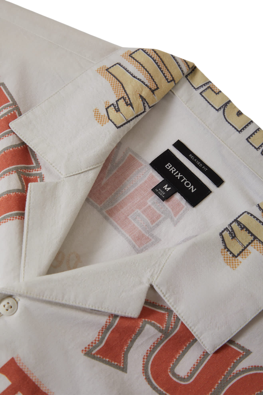 Getaway Camp Collar Shirt - Lost In Reality Print