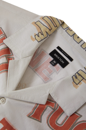 Getaway Camp Collar Shirt - Lost In Reality Print