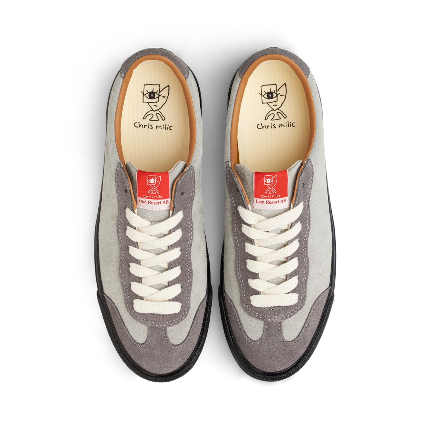 VM004 Milic Suede Lo - Duo Gris/Noir 