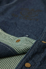Assembly Reversible Chore Jacket - Indigo/Pine Needle/Whitecap
