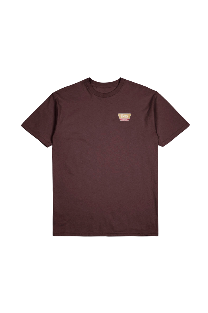 Linwood S/S Standard Tee - Mahogany/Gold/Red