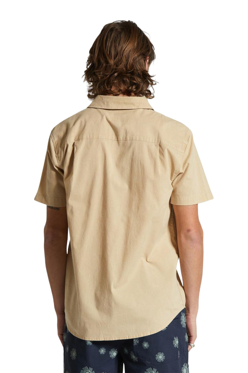 Charter Sol Wash S/S Woven Shirt - Oat Milk Sol Wash