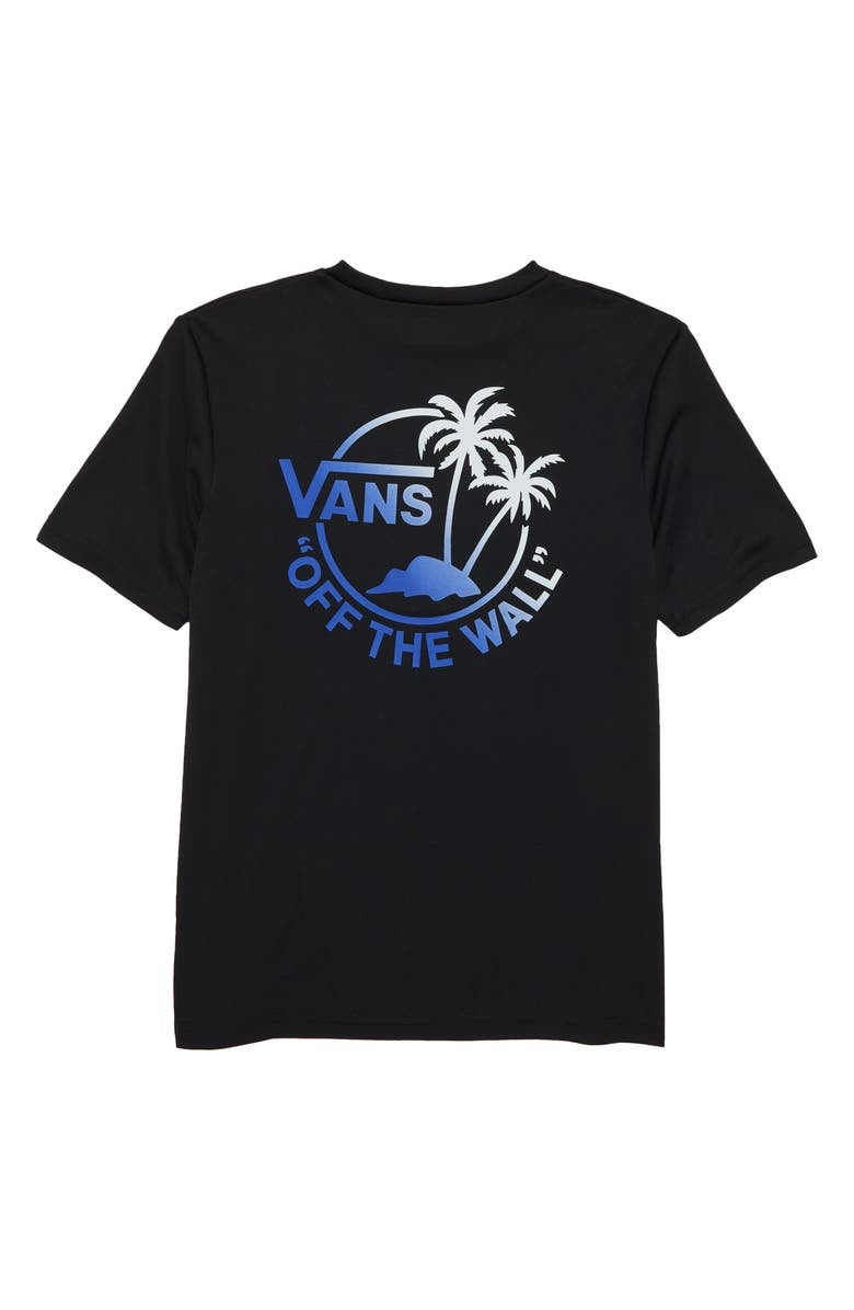 Boys Dual Palm Sun Shirt - Black