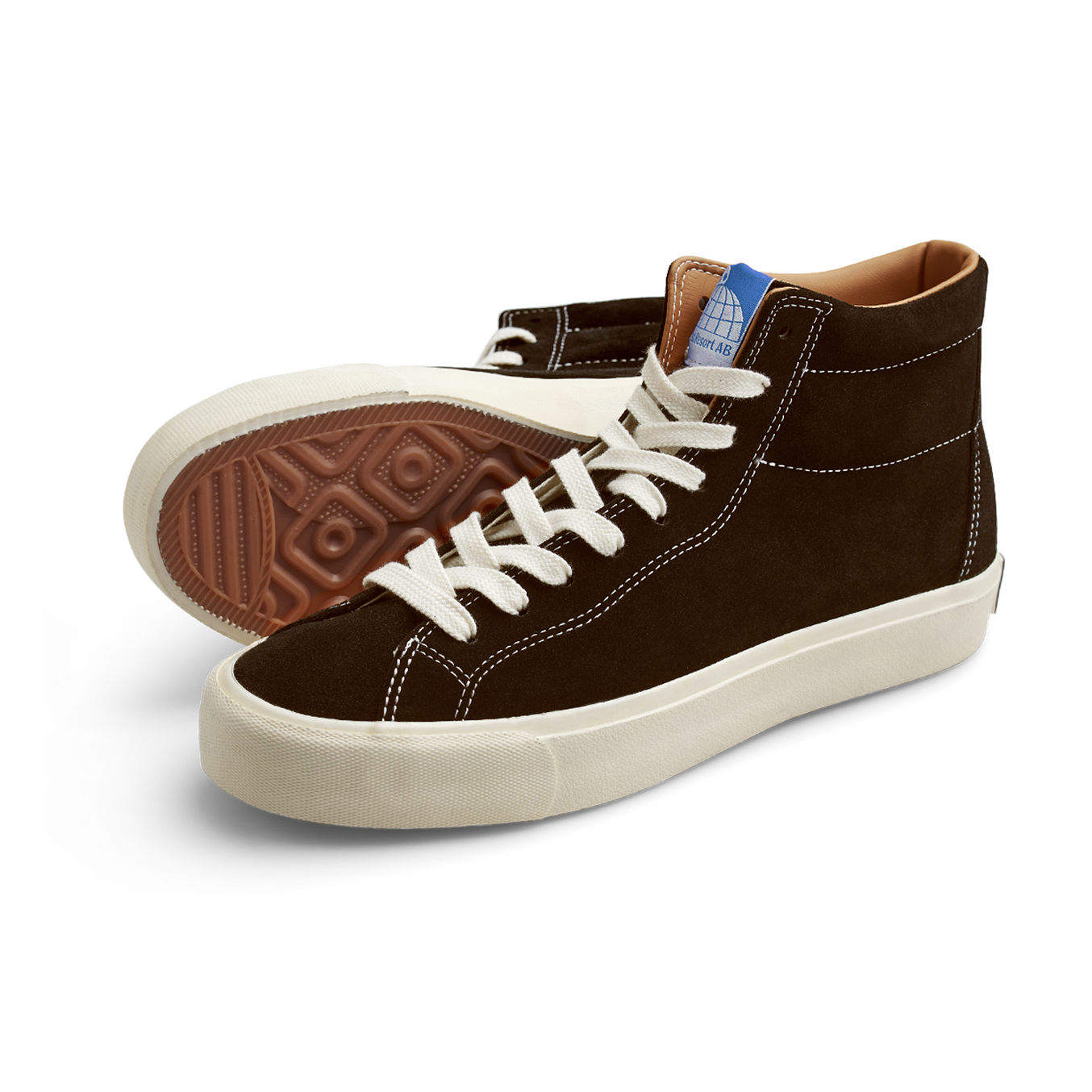 VM003 Suede Hi - Choc Brown/White