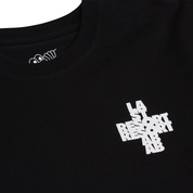 T-shirt croisé - Noir
