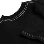 T-shirt croisé - Noir