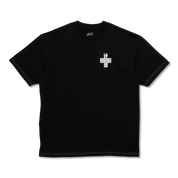 T-shirt croisé - Noir