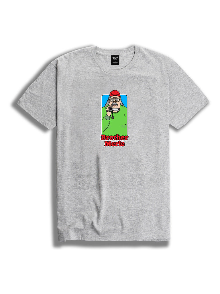 Dad Cam T-Shirt - Heather Grey