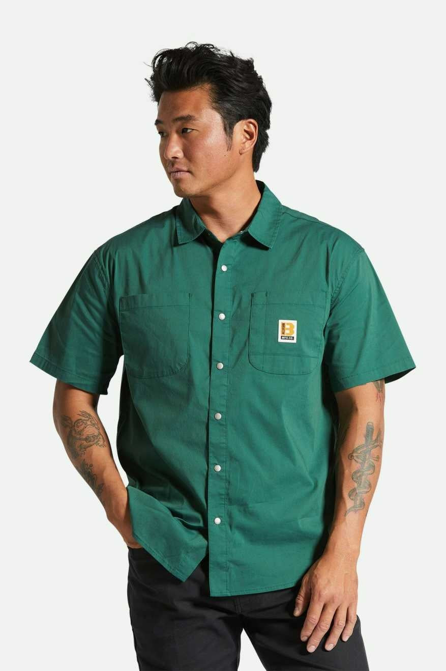 Builders Mechanic S/S Shirt - Trekking Green